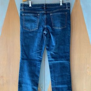 Merona - Modern Straight Leg Jeans - imperfection on back of left leg - Size 10
